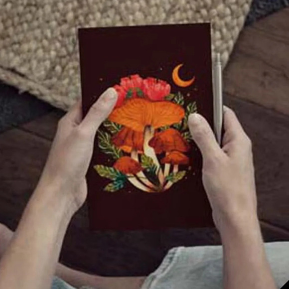 Denik 144 Sheet Midnight Mushroom Layflat Notebook, New - Picture 2 of 2